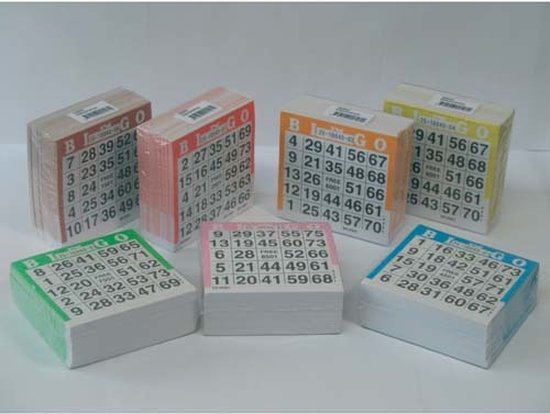Bingo-Karten 500 Blatt