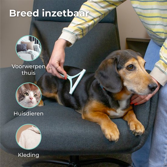 Nuvance - Tierhaarentferner - Katzenhaarentferner - Hundehaarentferner - Fusselentferner - Grün
