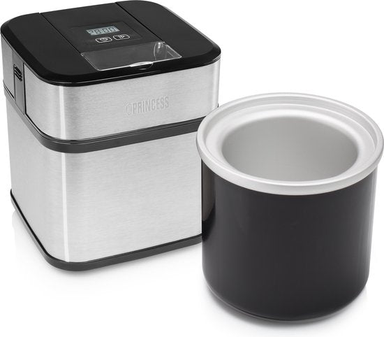 Princess 282605 - Speiseeisbereiter - 1,5 Liter - Speiseeis - Joghurteis - Frozen Yoghurt - Sorbet-Eis - Speiseeisbereiter - Kompakt