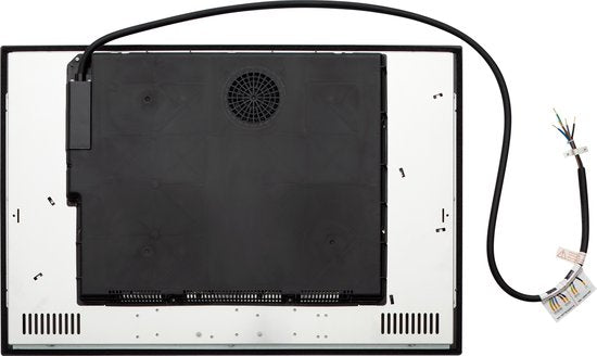 Inventum IKI7735MAT - Einbau-Induktionskochfeld - 77 cm - 4 Kochzonen - Brückenfunktion - 1- oder 2-phasig - Front mit Facettenrand - Schwarz matt