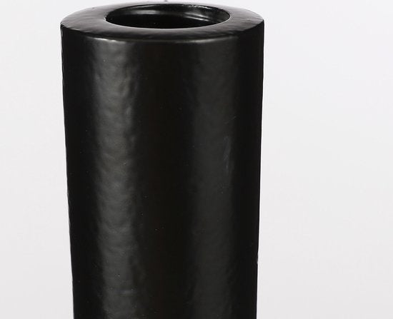 Casa Vivante Turi Kerzenleuchter - H48,5 x Ø13,5 cm - Aluminium - Schwarz