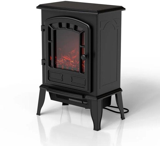 Elektrischer Kamin - Inkl. Flammeneffekt - Schwarz
