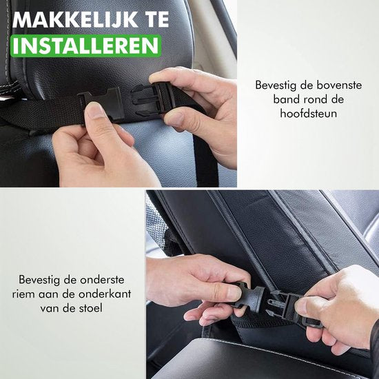 Travelhawk Auto-Organizer - Autositz-Organizer für Kinder - Mit iPad-Halterung - Schwarz