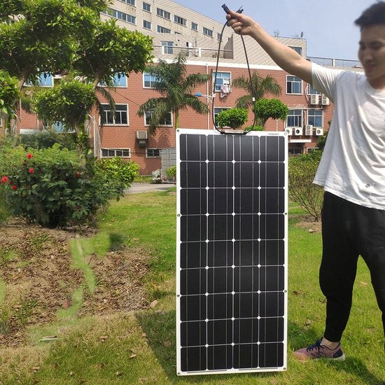 Solarpanel - Flexibles Solarpanel - Solarpanel Camper - Solarpanel tragbar - Langlebig - Ökologisch - 100x 50 cm