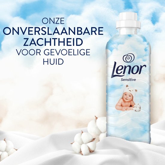 Lenor Weichspüler Sensitive Skin – Hypoallergen – 42 Waschgänge – 882 Ml
