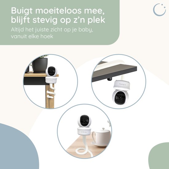 Numsy Baby-Monitor-Halterung - Baby-Monitor-Halterung - Flexible Kamera-Halterung - Baby-Kamera - Baby-Monitor-Ständer