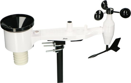 Alecto WS5200 - Professionelle WiFi-Wetterstation mit Außensensor - App-Steuerung - 6-in-1