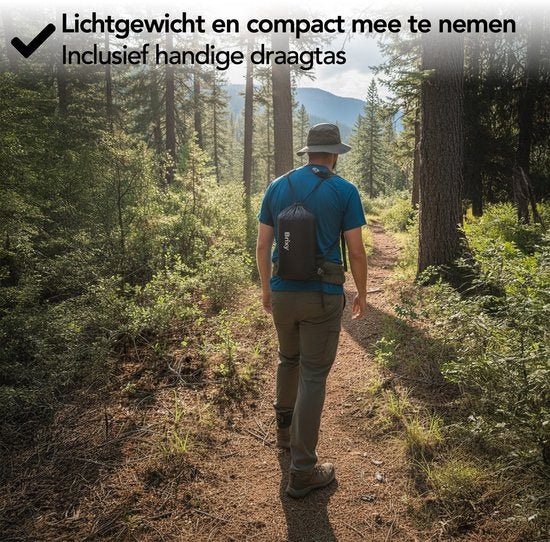 Brixy Mumienschlafsack - 4 Jahreszeiten - Schlafsäcke Erwachsene & Kinder - 210 x 75 CM - Camping - Schwarz