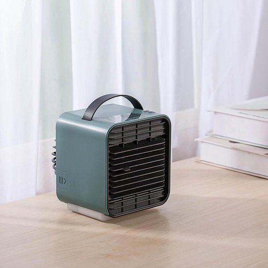 TIKKENS Mini-Luftkühler / Ventilator / Tischventilator / Luftkühler - Dunkelgrün