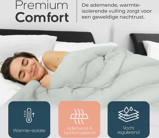 Sleeptime 2 in 1 Bettdecke - Bettdecke ohne Bezug - 240x200 - Grau