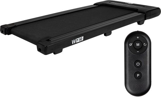 VirtuFit WP50 Walkingpad - Bis zu 8 km/h - 6 Programme - Mit Fernbedienung und Transporträdern - Eingebauter Bluetooth-Lautsprecher - Max. 100 kg - Laufband