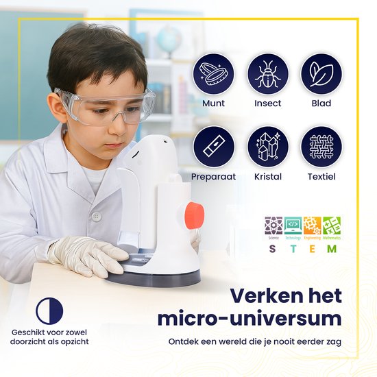 ODESSEY Digitales Mikroskop - Tragbar - 1000fache Vergrößerung - Kinder - Junior - Mikroskop