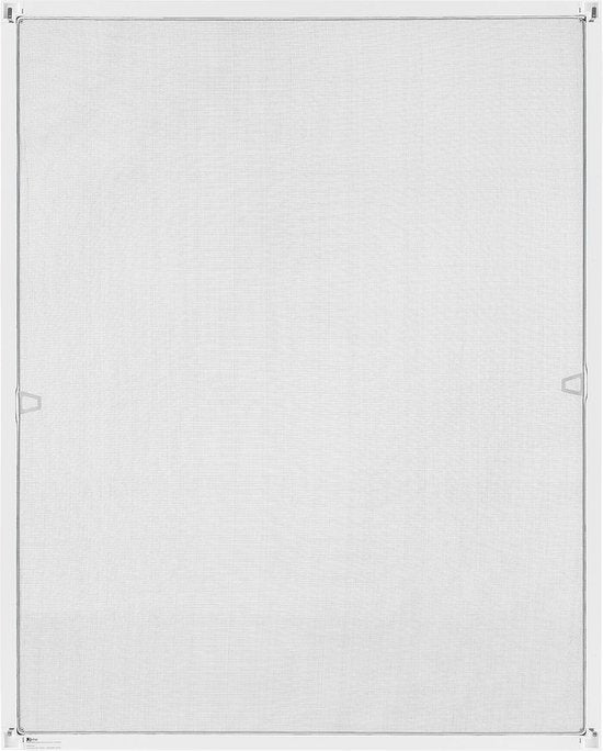 Fliegengitter / Fensterschutz / Jalousie - 120 x 140 cm - Weiß - inkl. Befestigungsmaterial