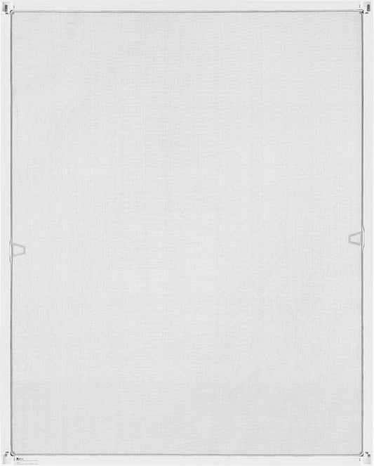 Fliegengitter / Fensterschutz / Jalousie - 120 x 140 cm - Weiß - inkl. Befestigungsmaterial