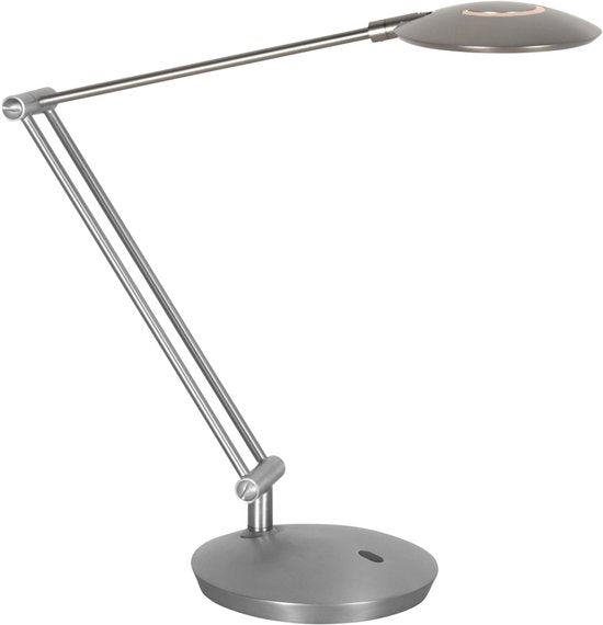 Steinhauer Exclusive – Tischlampe – Zenith2 – Stahl – Kunststoff und Metall – Schreibtischlampe – LED – 4393ST