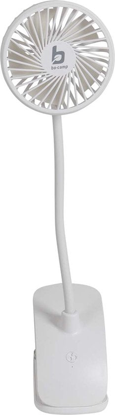 Bo-Camp - Tischventilator mit Klemme - Flex - Wiederaufladbar