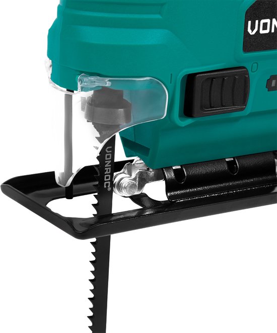 VONROC Accu-Stichsäge 12V - Inkl. Akku, USB-Kabel und Sägeblätter