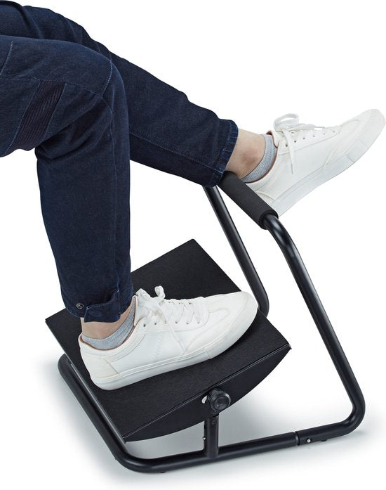 Fußhocker Schreibtisch ergonomisch verstellbar - Fußstütze - kippbar höhenverstellbar