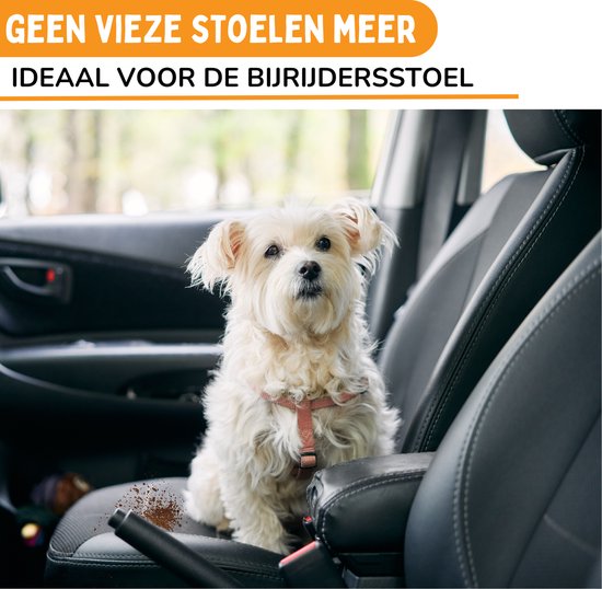 By Cee Cee Luxury Dog Basket Car - Hundeautositz - weich und stilvoll - Hundesitz - mit Sicherheitsgurt - dunkelgrauer Autositz