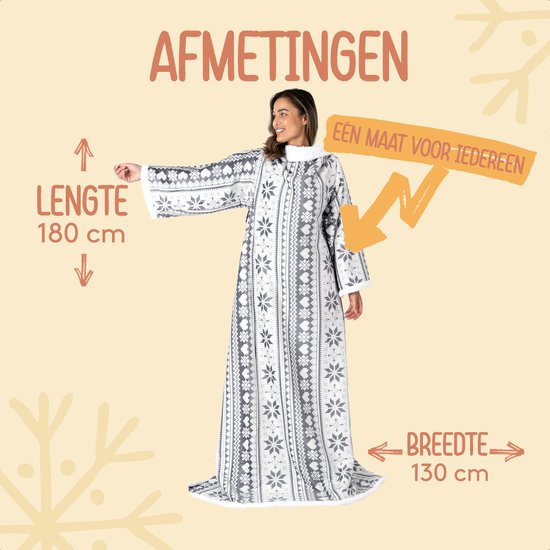 Fleecedecke mit Ärmeln - Kapuzendecke - Decke mit Ärmeln - Kapuzendecke - Snuggle - Hoodie - Huggle Hoodie - Fleecedecken - Plaid mit Ärmeln - TV-Decke - Damen und Herren - Erwachsene - 180x130 cm - Druck - Weihnachtsgeschenk