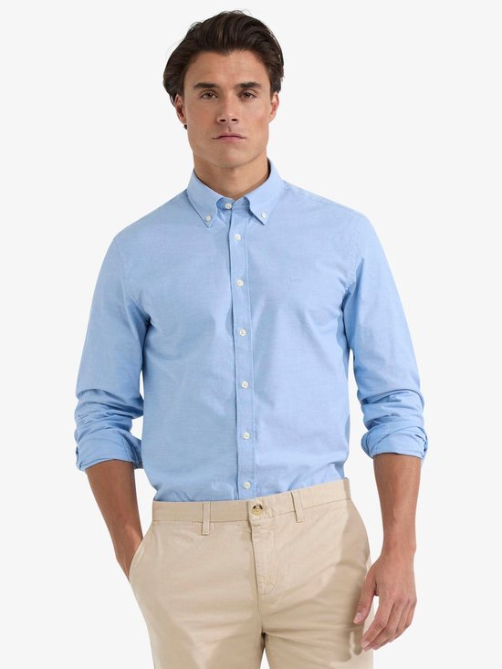 McGregor Hemd Oxford Hellblau - Größe M - Männer - Hemden Casual