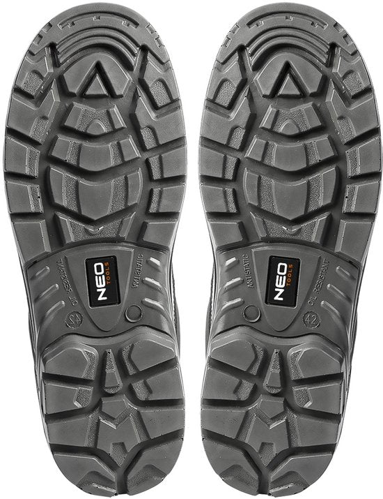 Neo Tools Herren-Sicherheitsstiefel Klasse S3 SRC, wasserdicht WR, rutschfest| Verstärkte Arbeitsstiefel mit Kevlar-Einlage, antistatische Einlage, ohne Metallelemente, durchtrittsicher