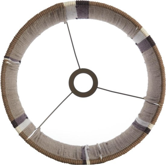 Light & Living Lampenschirm Medan - Dunkelbraun - Ø30cm - Modern