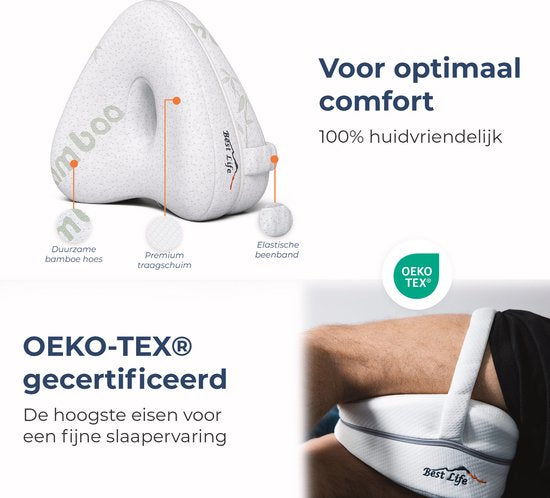 Best Life Kniekissen für Seitenschläfer - Beinkissen Orthopädisch