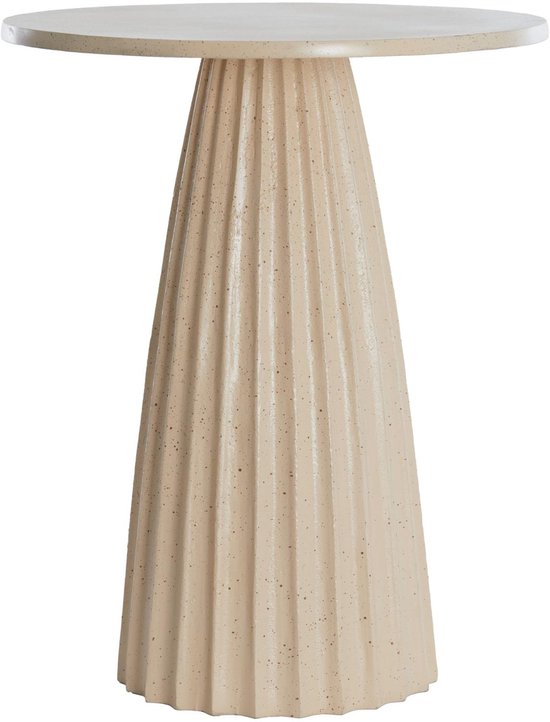 Light & Living Beistelltisch Veglia - Ø45cm - Modern - Beige