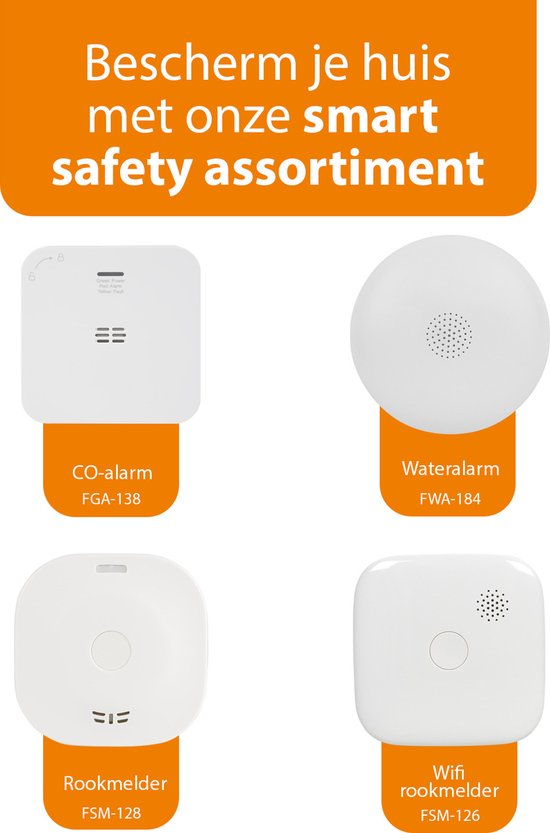 Smartwares FSM-12601 – Intelligenter Rauchmelder Smart – WLAN – Mit App – Brandmelder