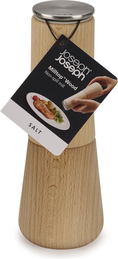 Joseph Joseph Milltop Salzmühle - Keramisches Mahlwerk - Buchenholz