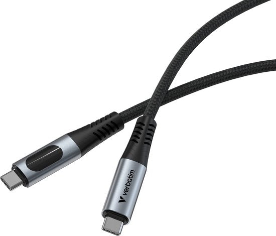 Verbatim Sync & Charge-Kabel USB-C auf USB-C, 40 Gb/s, 240 W, für Smartphones