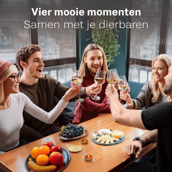 BarDeluxe® Weingläser Weißwein - mundgeblasene Kristallgläser 420ml - handgefertigt & bleifrei - Weinglas - 4 Stück - Luxusset für Bar oder Dinner