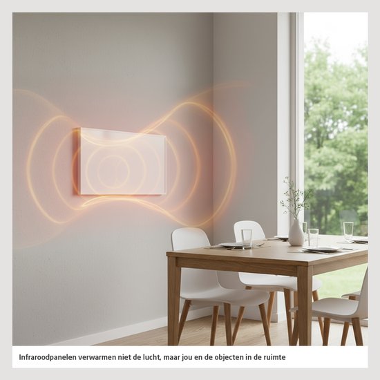 Livn Infrarot-Heizpaneel Plus 600, 120 x 60 cm, schwarz – 600 W Leistung – Steuerung über App