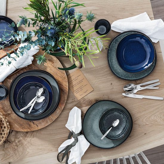 Villeroy & Boch Frühstücksteller / Dessertteller Lave – ø 23 cm – Blau