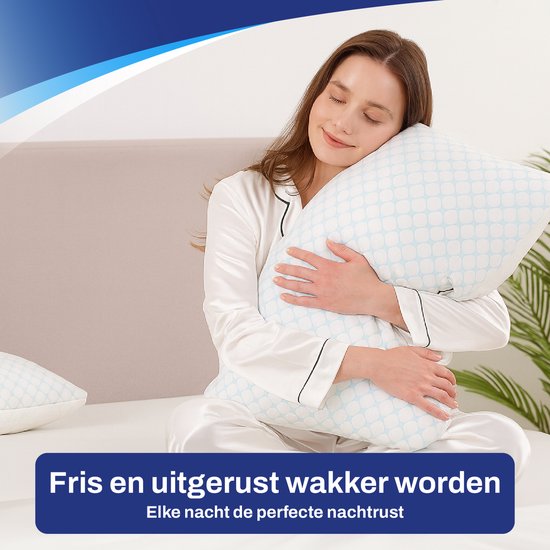 Sleeptight Adjustable Pillow - 70 x 50 x 16 cm - Ergonomisches Memory Foam Kissen für Seitenschläfer