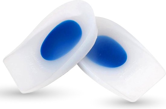 Nuvance - Fersensporn Einlagen - Fersenschützer - Einlagen - Fersensporn - 2 Stück für Größe 40-45 - Blau