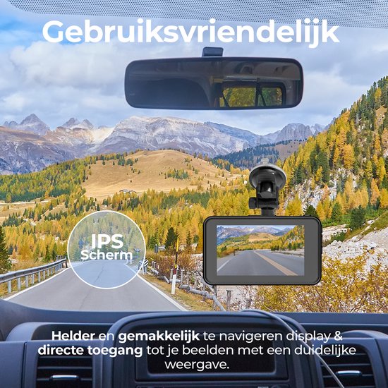 Denver Dashcam - Dashcam für Auto - Full HD - 120° Weitwinkel - Schleifenaufzeichnung - G-Sensor - CCT1650