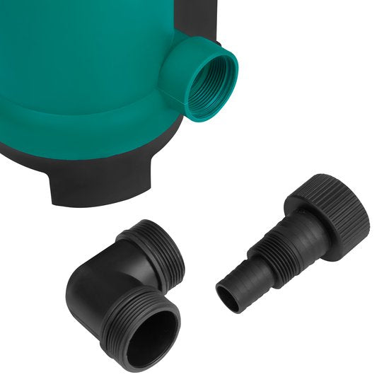 VONROC Tauchpumpe - Schmutzwasserpumpe - Wasserpumpe - 750 - 14000 l/h - Für Schmutz- und Reinwasser - Mit integriertem Schwimmer