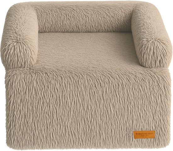 By Cee Cee Original Hundedeckenbank - Hundedeckenbank - Hundekorb - Premium - komplett abnehmbar - Mocha Taupe - 75x90 - Größe S