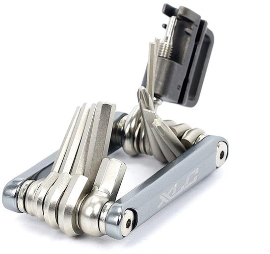 XLC Multitool – Fahrradwerkzeug – Taschenmodell – 12-teilig – TO-M07