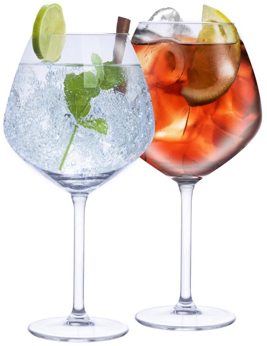 alpina Cocktailgläser, 4er-Set – Gläser für Gin Tonic, Aperol Spritz und Cocktails – Gin-Tonic-Glas 73 cl – Cocktail-Set – Glas