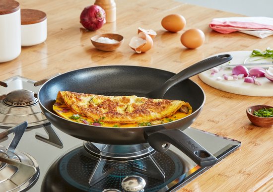 Tefal Easy Cook & Clean - Bratpfannen-Set - Ø24 und Ø28 cm - Nicht für Induktion geeignet - Antihaftbeschichtung - Aluminium - Schwarz