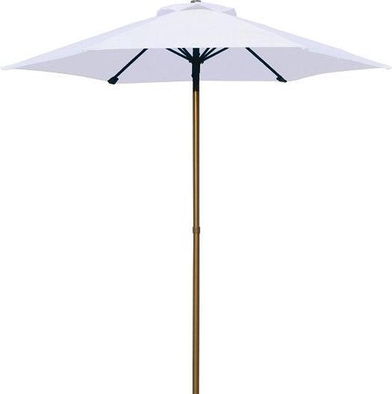 PimXL Sonnenschirm - Ã˜200cm - Weiß