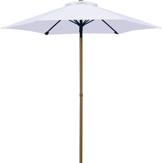 PimXL Sonnenschirm - Ã˜200cm - Weiß