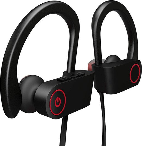 Kabellose In-Ear-Bluetooth-Kopfhörer, Sport-Headset - Kabelloses Headset - schwarz/rot U8
