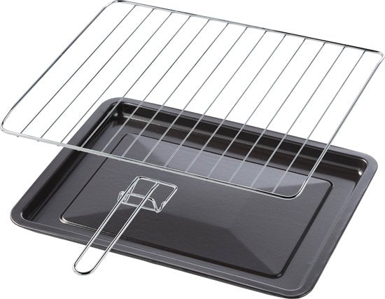 Tomado TEO4500S - Freistehender Backofen - 45 Liter - 2000 Watt - Heißluft - 3 Einschubebenen - Silber