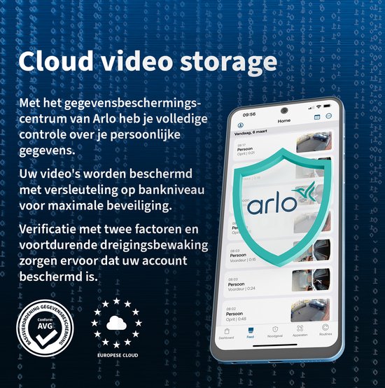 Arlo Pro 5 & Essential 2K(+) Sicherheitsset - 1 Außenkamera und 1 Türklingel - 1 IP-Kamera & 1 Türklingel
