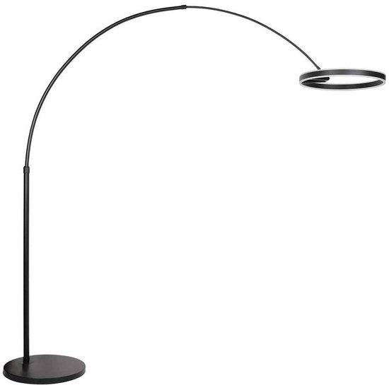 Steinhauer - Stehleuchte - Ringlux - schwarz - Metall - Bogenlampe - LED - 4130ZW
