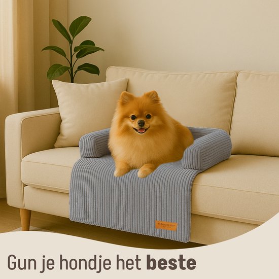 By Cee Cee Original Hundedeckenbank - Hundedeckenbank - Hundekorb - Premium - komplett mit Reißverschluss - Rippenstoff - Dunkelgrau - 75x90 - Größe S